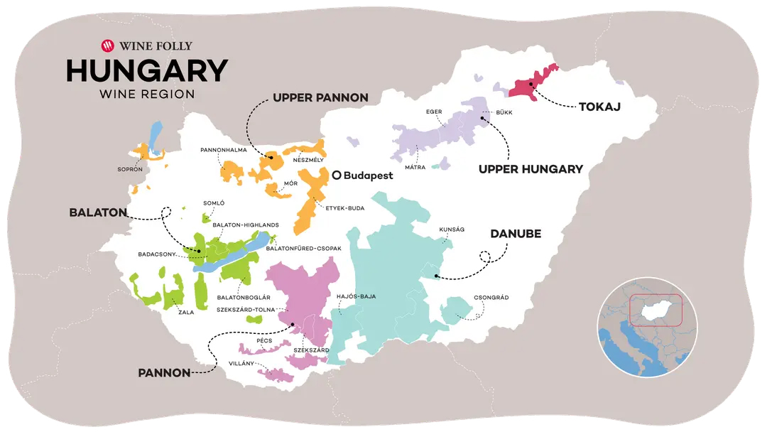 Ungarische Weinregionen