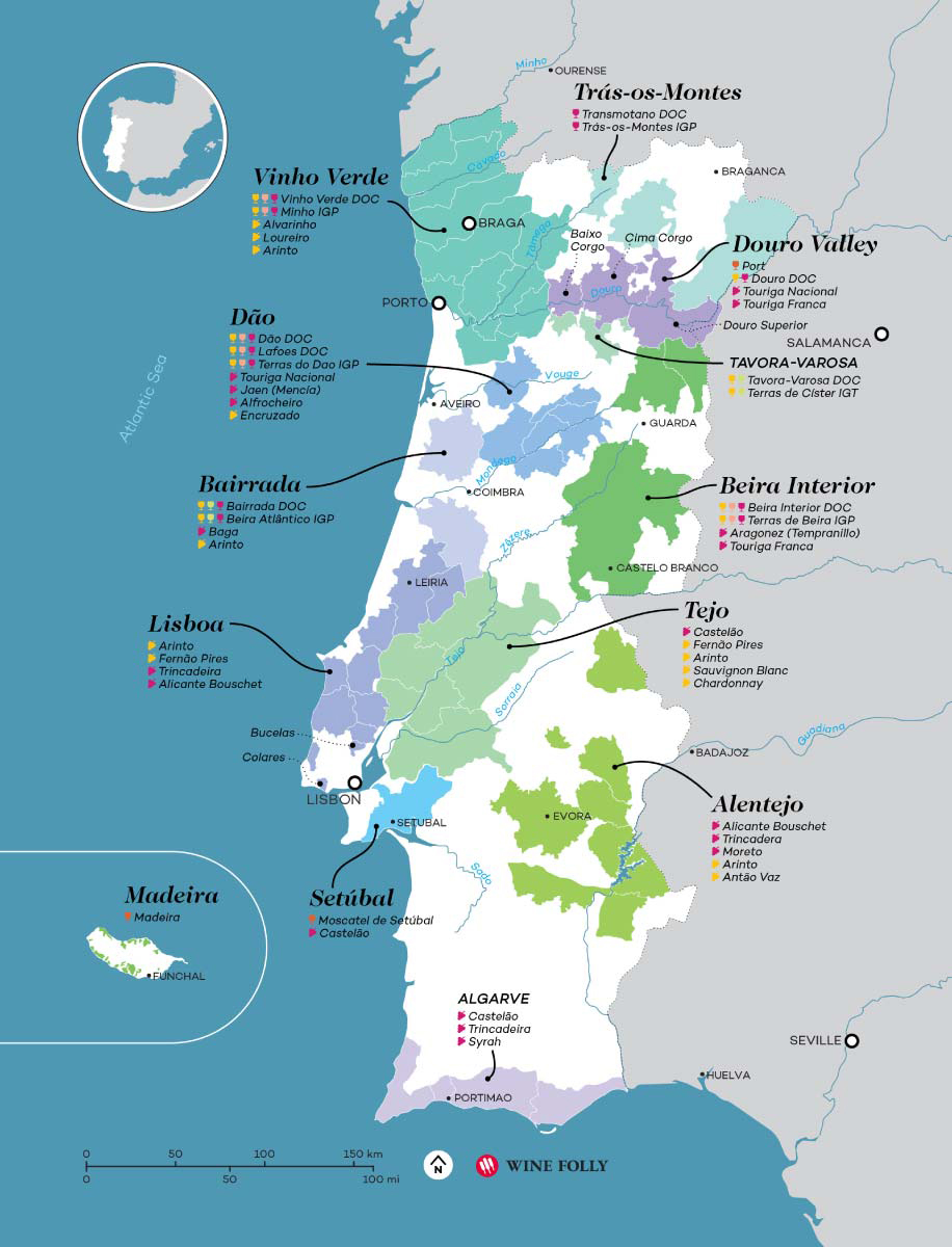 Portugiesische Weinregionen